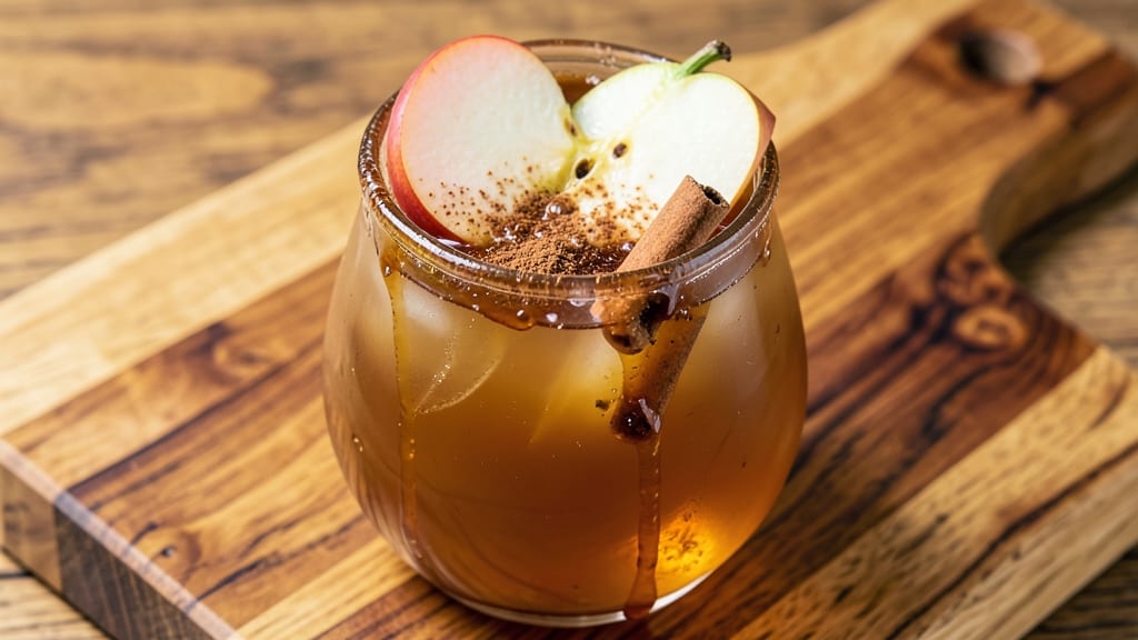 Apple Pie Moonshine Cocktail Recipe: Boozy Autumn Sip With Caramelized Edge