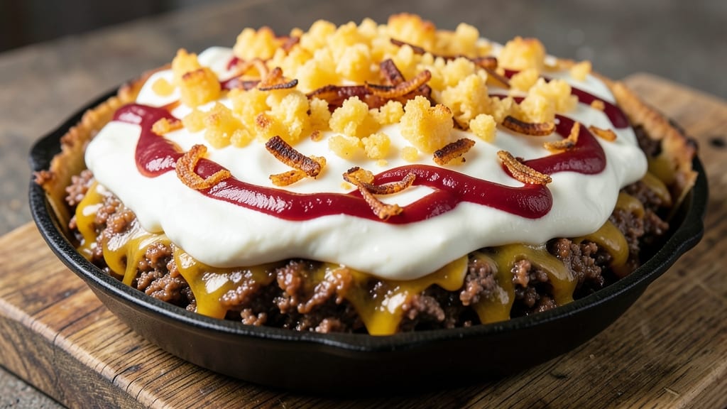 Betty Crocker Cheeseburger Pie Recipe: Creamy Filling with Crunchy Topping