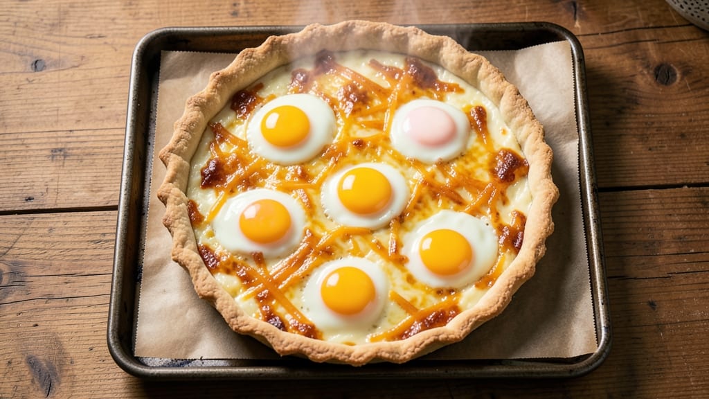 Breakfast Egg Pie Recipe: Fluffy Custard Crowns With Crispy Pastry Top