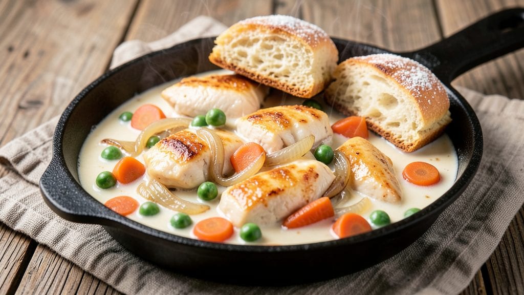 Campbell's Pot Pie Recipe with Biscuits: Homestyle Flavor in One Skillet