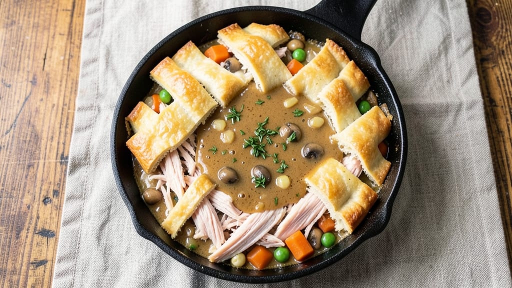 Canned Biscuit Pot Pie Recipe: Golden Crust Over Creamy Gravy Magic