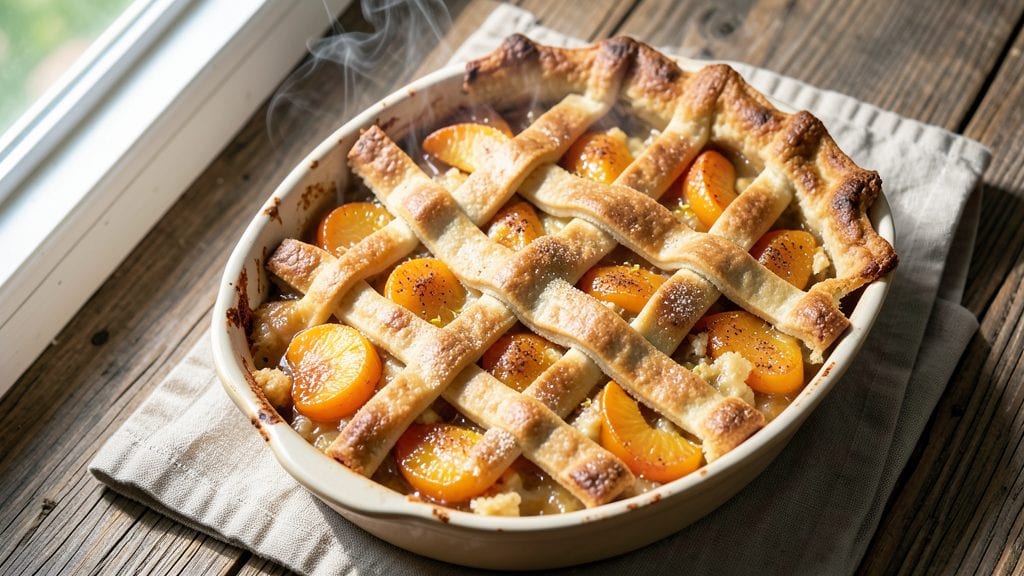 Canned Peach Cobbler Recipe with Pie Crust: Summer-Inspired Dessert With Buttery Crunch