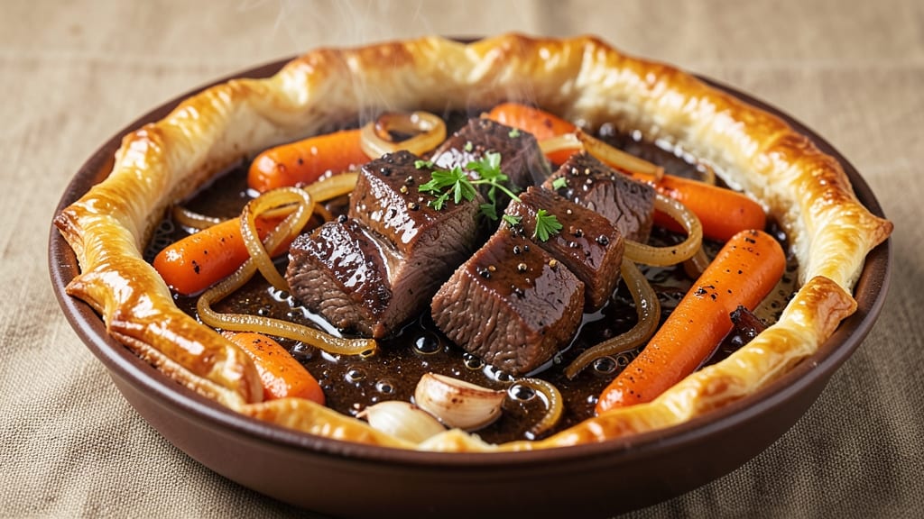Gordon Ramsay Steak and Guinness Pie Recipe: Rich Beer-Braised Meat in Flaky Pastry