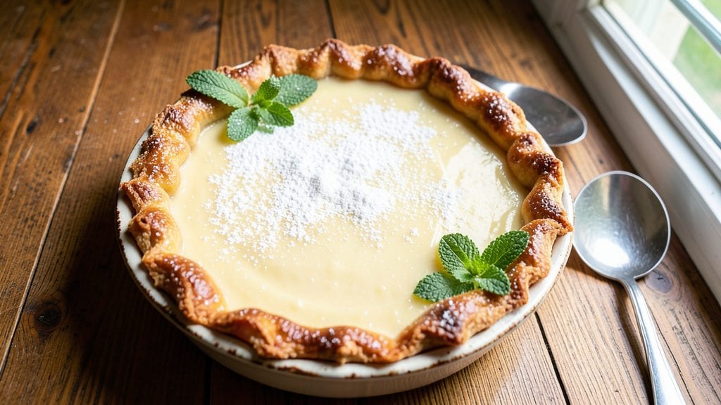 Grandma's Custard Pie Recipe: Silky Vanilla Cream With Buttery Crust