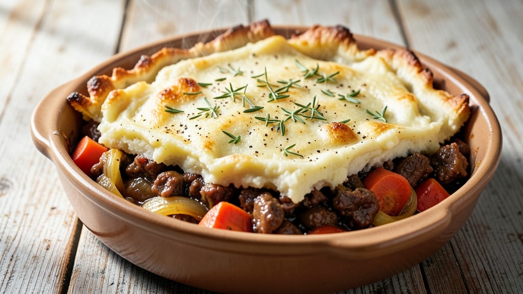 Grandma's Shepherd's Pie Recipe: Savory Mashed Potato Crust Over Hearty Meat Filling