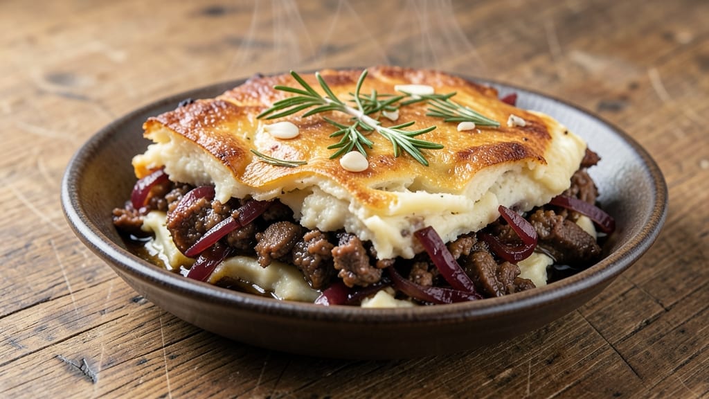 Irish Shepherd's Pie With Guinness Recipe: Rich Stout Gravy Over Mashed Potato Crust