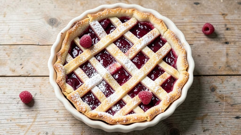 Jelly Pie Recipe: Vibrant Pink Centers Cradled in Buttery Crust