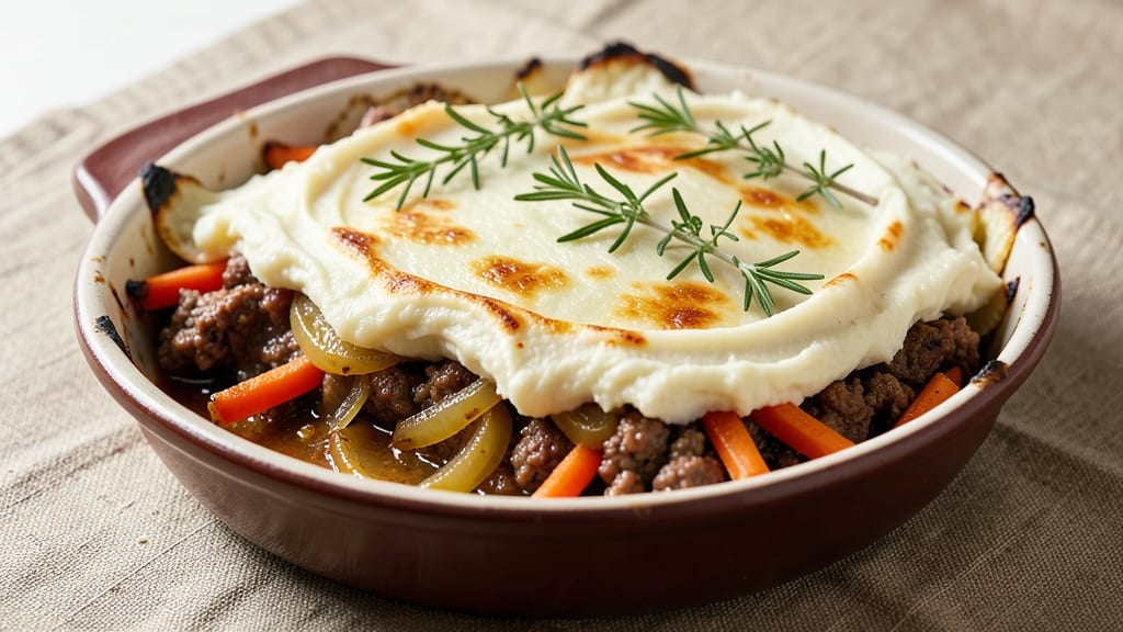 Joshua Weissman's Shepherd's Pie Recipe: Mashed Potato Crust Over Savory Meat Filling