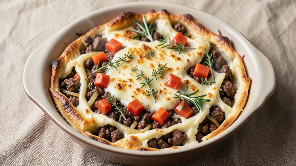 Martha Stewart's Shepherd's Pie Recipe: Flaky Mashed Potato Topping Over Savory Meat Filling