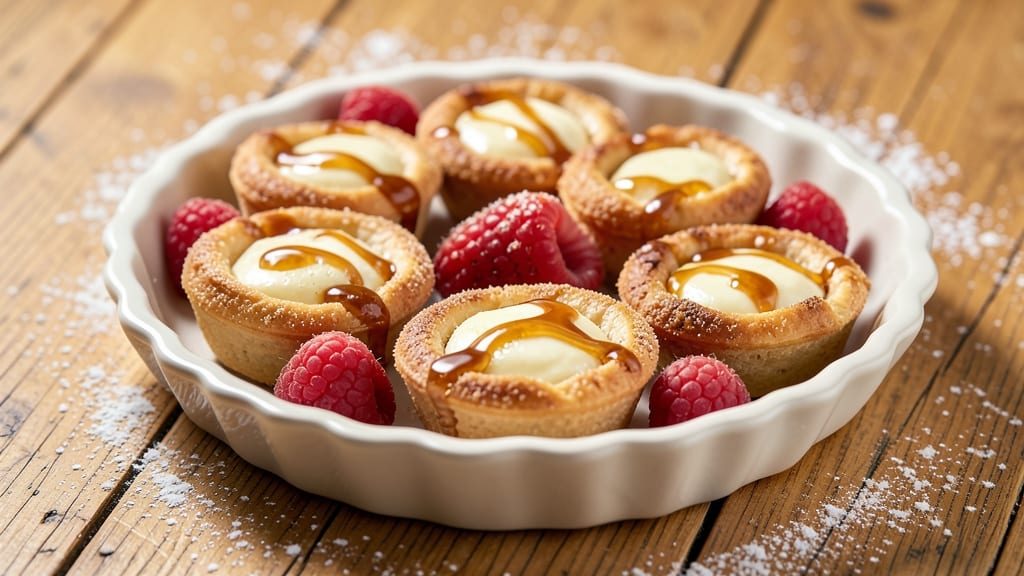 Mini French Silk Pies Recipe: Buttery Cornmeal Crusts Over Creamy Pink Centers