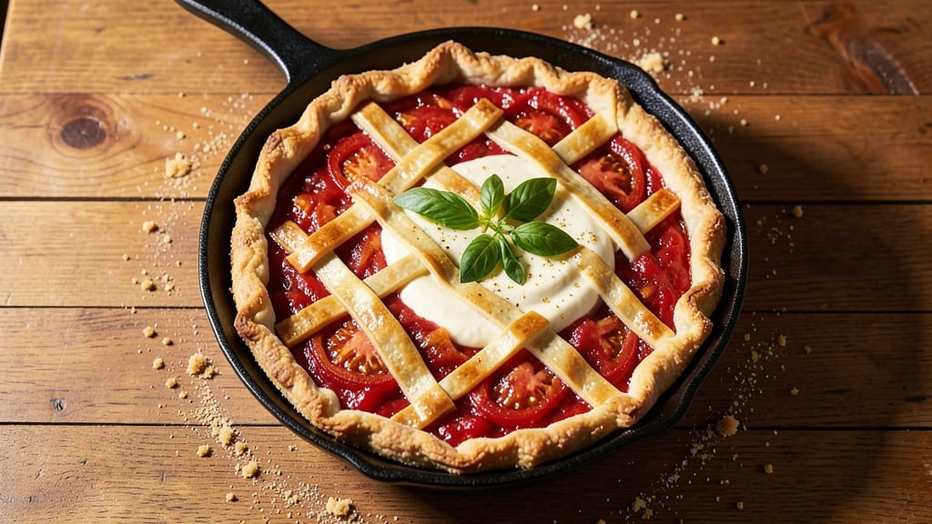 Paula Deen's Tomato Pie Recipe: Buttery Crust and Sweet-Tangy Filling