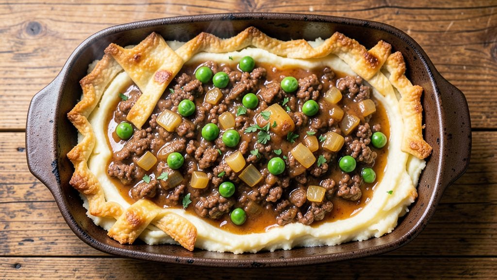 Pillsbury Shepherd's Pie Recipe: Flaky Pastry Over Savory Meat and Veggie Filling