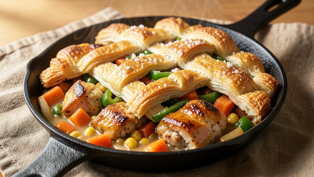 Pot Pie Recipe With Pillsbury Biscuits: Golden Lids and Savory Filling Fusion