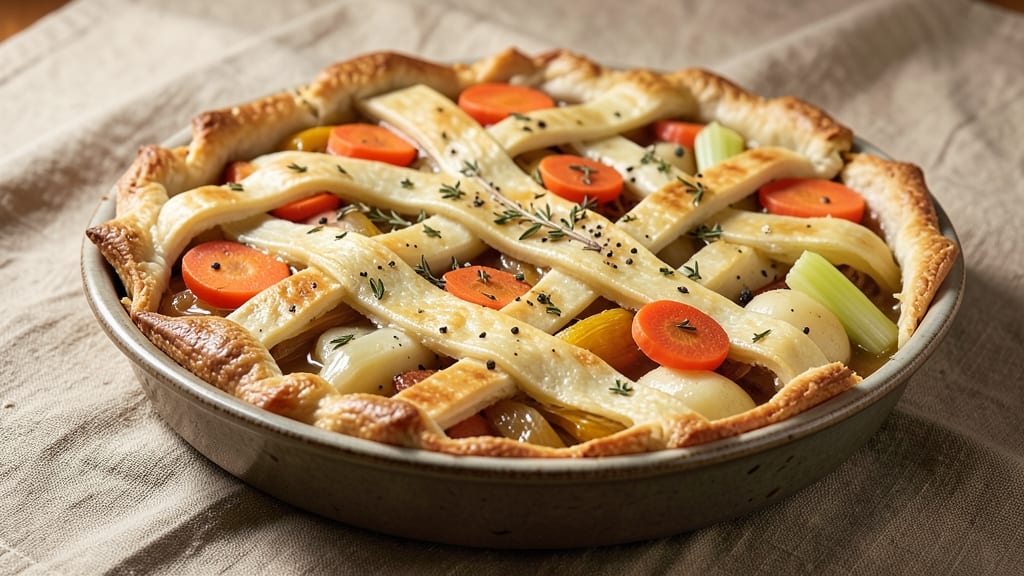 Root Vegetable Pot Pie Recipe: Flaky Crust Over Hearty Winter Fillings