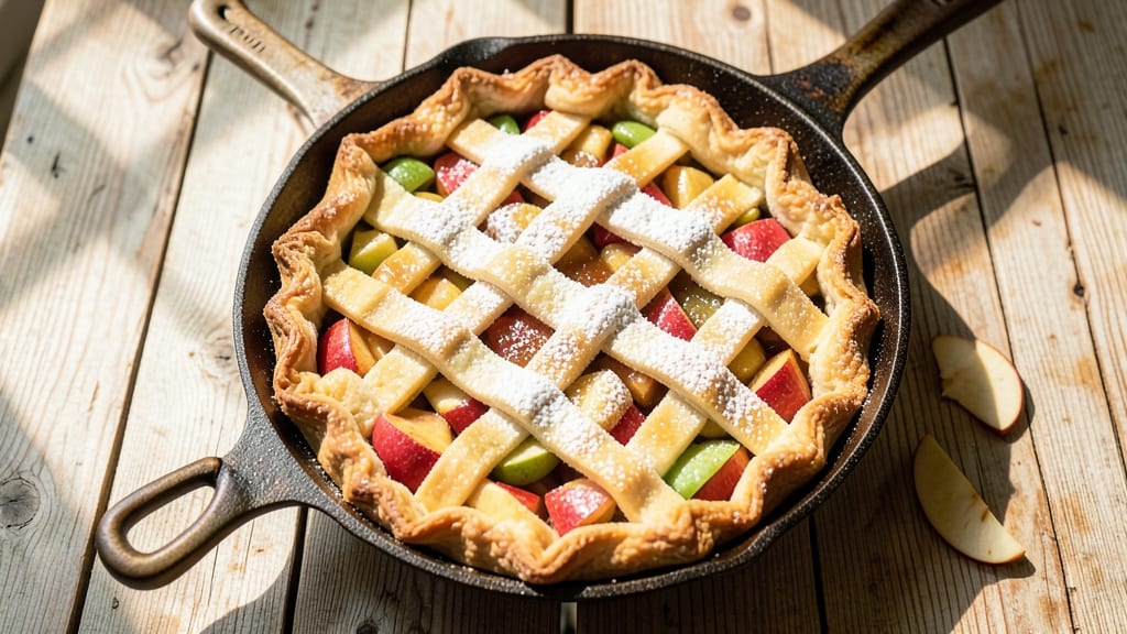 Vintage Betty Crocker Apple Pie Recipe: Homestyle Crust and Cinnamon-Spiced Filling